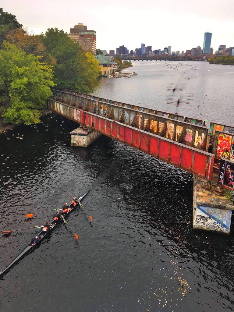 Under the BU bridge at HOCR